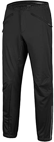 33,000ft Pantalon d'équitation pour homme - Stretch imperméable - Respirant et confortable - Convient pour le cyclisme, l'escalade et les activités de plein air, Noir , XL