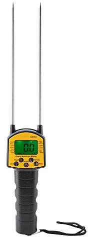 Humidimètre Portable pour Foin, Humidimètre Numérique LCD pour Blé, Maïs, Riz, Cacahuète, Soja.