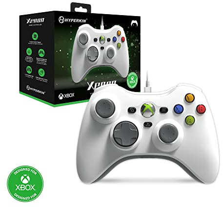Hyperkin Xenon Wired Controller for Xbox Series X|S/Xbox One/Windows 10|11 - White
