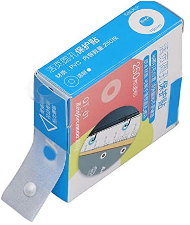 Perforation Renforts Autocollants Petit Volume Étiquettes Réparation Poinçon Renforcement Autocollant Protéger Pvc Décalques Volume Minimal Petit Volume Feuille Trou Renforts