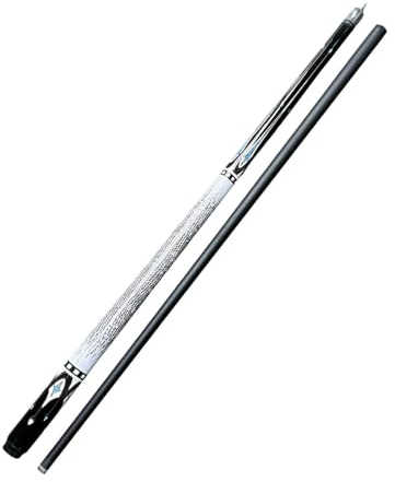 Dickly Billard-Pool-Queue, Snooker-Queue, 57 Zoll, 2 Abschnitte, professionelles Zubehör, Billard-Queue für Bar, Übungs-Queue, Haus, Männer, Frauen, Schwarz