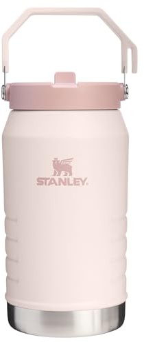 STANLEY IceFlow Flip Straw 2.0 Jug, 64 oz, Rose Quartz