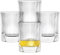 Schott Zwiesel Fave Whiskyglas (4er Set), moderner Whisky-Tumbler mit Reliefrillen und Cut-outs, spülmaschinenfeste Kristallgläser (Art. Nr. 124303)