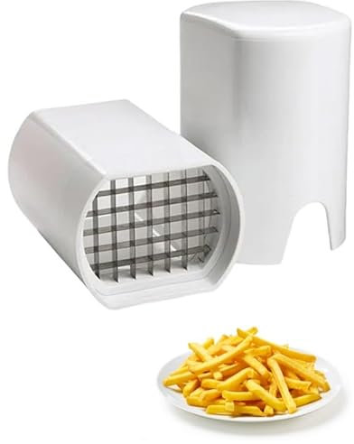 Potato Chipper Chip Cutter,2 in 1 French Fry Cutter for Home Kitchen,Multipurpose Chip Chop for Vegetables and Fruits