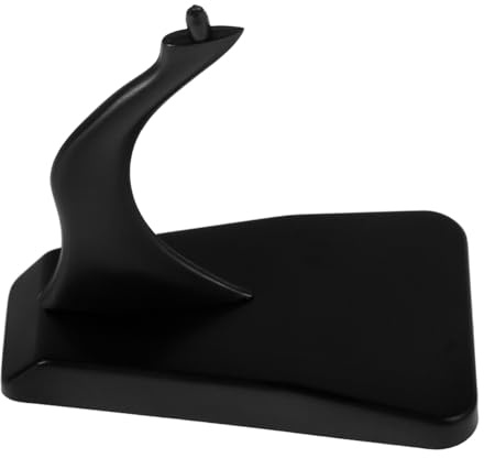 CLISPEED Supporto per Modelli di Aeromobili 1:400 in Plastica Nero Design Minimalista e Adattamento Preciso per Decorazione Interna e Esposizione Collezionabile
