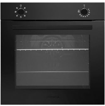 Respekta Einbaubackofen autark in matt-schwarzem Design AB121MS-26 / Energieeffizienzklasse A / 72 Liter / 7 Beheizungsarten/Auftaufunktion/Dampfunterstützte Garfunktion