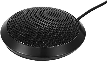 Akozon 3.5mm Omni Directional Desktop Microphone for Video Conferencing and Recording 2m Cable with High Sensitivity, Noise Reduction, and Compact Design