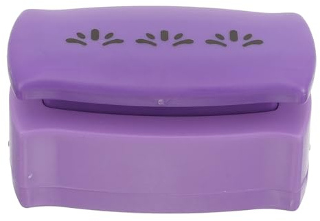 EXCEART Perforatrice à Motifs en Plastique pour Scrapbooking, Punch Propre sans Abîmer les Bords, pour Cartes de Vœux et Loisirs Créatifs Couleur Aléatoire