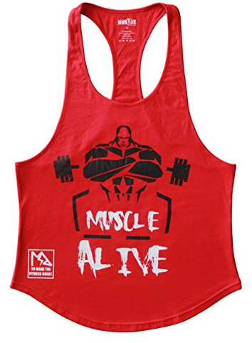 palglg Hombres Camisetas De Tirantes Deportivo Gimnasio Fitness Tops Camisetas T-Shirts Algodón