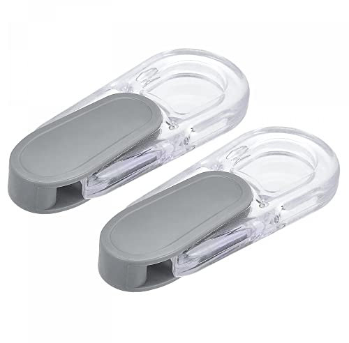 sourcing map Jalousienschnur-Gewicht, 2 Stück, 87 mm, Vorhang-Fensterladen, Perlen-Kettengriff, Römer, vertikal, Rollschirm-Zubehör, Grau