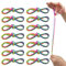 14 Stück fadenspiel fingerspiel Finger Twist Fadenspiel, 160cm Regenbogen Fingerspiel Fingertwist Fadenspiel Fingerspiel mitgebsel Kindergeburtstag Fingerspiel für Jungen und Mädchen ab 5 Jahre