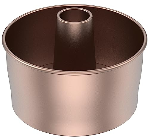 Cake Baking Mold Non-Stick Pound Cake Baking Pans with Removable Base Carbon Steel Ring Cake Pan Easy to Release Donut Baking Tin for Kitchen Baking Party Dessert(6inch)