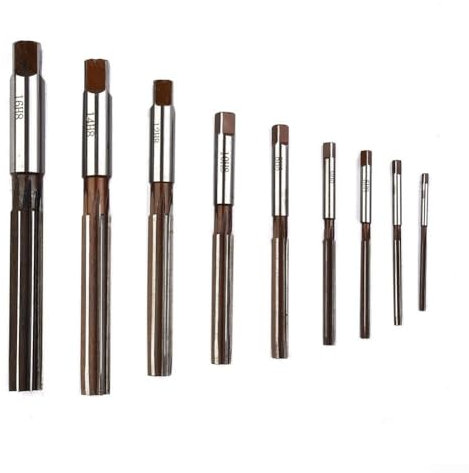 Lot de 9 alésoirs à tige droite H8 de 3 à 16 mm pour machine à tour
