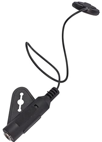 CORHAD Pastilla de Sonido para Guitarra Acústica Clásica Control de Volumen, Material Plástico Negro, Adecuado para Amplificar Guitarra Folk y Ukelele