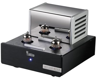 YAQIN MS-23B Tube Phono MM Preamplificador, preamplificador de tocadiscos, tubos 12AX7*2, AC110 y AC230 conmutables