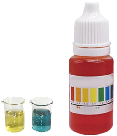 Phénol Rouge | Analyseur de pH pour l'eau | Testeur précis pour équilibrer les niveaux dans les aquariums, de jardin, eau douce et piscines
