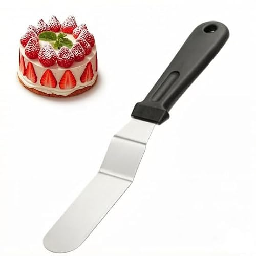 Cuchillo de paleta de acero inoxidable para hornear, espátula de metal offset, cuchillo multiusos para hornear, espátula de glaseado de acero inoxidable, cuchillos de paletas de metal, para decoración