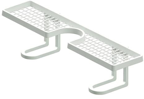 Générique Organisateur d'évier sans perçage, étagère au-Dessus de l'évier, étagère de Rangement pour Robinet, Gain de Place, Organisateur de comptoir de Salle de Bain 50x10x11cm