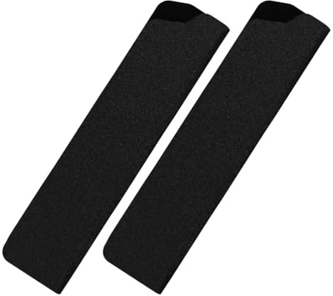 BESTonZON 2 stycken bladskydd knivskydd bladskydd kniv skyddande blad skydd för 4–5 tum kniv kockkniv kökskniv fruktkniv köttkniv keramisk kniv svart