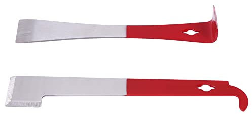 iFutniew 2Er Pack Edelstahl Bienenstock Schaber Werkzeug Bienenstock Rahmen Heber und -Schaber für Imker ZubehöR Imkerei AusrüStung, 2 Arten