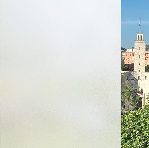 Pellicola Vetri finestre MOLTE MISURE GRANDI (Opaco, 120 x 200 CM) Pellicola smerigliata solare termica privacy Opaca Autoadesiva Satinata NO COLLA Anti UV Doccia Statica