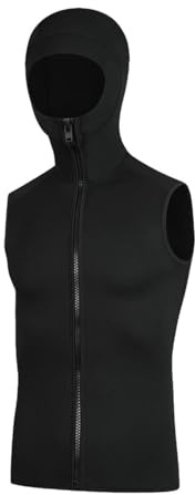 Pegciuho Combinaison de Plongée à Capuche, Haut, Cadeau, Combinaison de Plongée pour La Natation, Le Kayak, Le Canoë, La Plongée avec Tuba, M