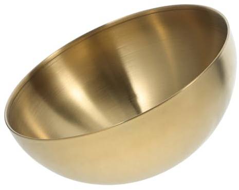 UKCOCO Ciotola in Acciaio Inossidabile 20cm per Insalata e Zuppa, Ciotola Singola per Riso, Stoviglie da Cucina per Uso Domestico, Resistente e Facile da Pulire