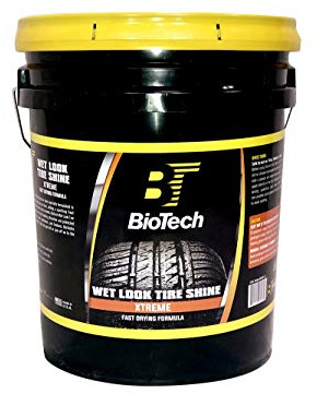 BioTech Industries Wet Look Tire Shine Pail