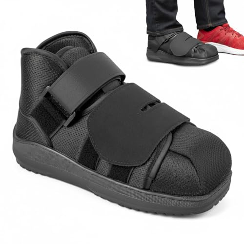 Post Op Shoe for Broken Toe, Foot Fracture, Wound Healing - Medical Boot with Non-Slip Rubber Sole, Foot Support for Ligament Damage: Can Be Worn with Casts, Protects Sore Feet