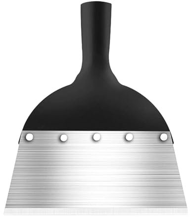 Ieron 21CM Pala per Pulizia Multifunzionale da Giardino all'aperto Pala per Pulizia Interamente in Acciaio per Strumento per Rimuovere Le Erbacce Pala per diserbo agricolo