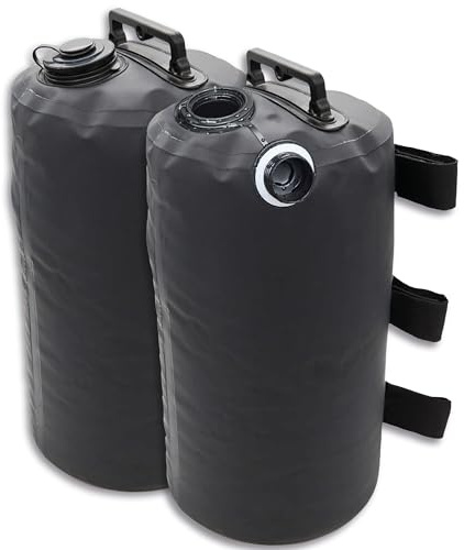 BailenaTents® Wassergewicht 20Liter Gewicht für Pavillon Zelte Beschwerung für Faltpavillon Standsicherung mit Wasser/Sand befüllbar, Universal Pavillonstandfüße für Gartenzelt