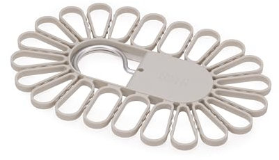 Joseph Petal 22 Clips Wäscheständer, Ideal für Socken/Unterwäsche, Langlebige Aluminiumhaken, Klappbar, Ecru, 22 Pcs