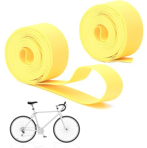 2 Stück Fahrradreifen Einlage, Hochleistungs-Pannenschutzband, Kompatibel mit Fahrradreifen Größen von 30 cm bis 73,6 cm, Robustes Fahrradzubehör für verbesserten Reifenschutz
