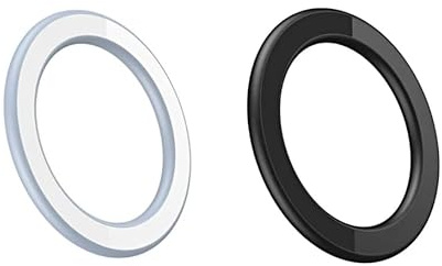 Panlouting 2er Pack | Magnetische Wandhalterung Handyhalterung für Magsafe iPhone 16, 15, 14, 13, 12 Pro Max | Stark Magnetisch mit Klebstoff | Freihändige Nutzung für Küche Bad Auto Büro