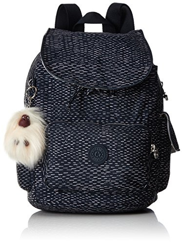 Kipling City Pack S Women's Backpack Handbag, Blue (Stripe Quilt), One Size