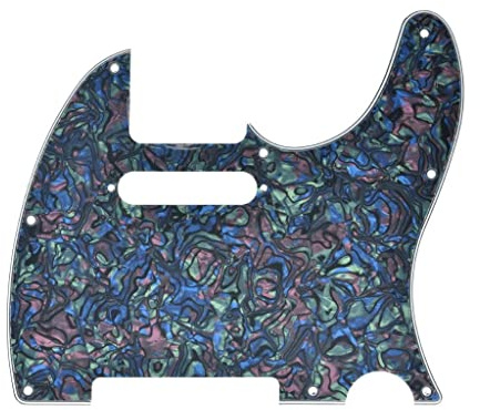 Dopro 8 hål tele stil gitarr pickguard TL pickguard med pickup monteringsskruvhål för tele/telecaster havsörpärla