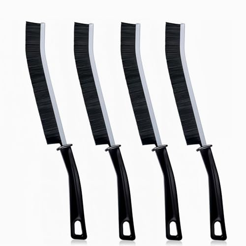 Redamancy 4PCS Crevice Cleaning Brush, Gap Cleaning Brush, Crevice Brush, Thin Cleaning Brushs, Crevices Cleanings Tool, for Home Kitchen Bathroom and Window Groove