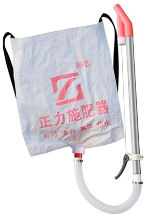 FashionCha Outil Manuel Efficace pour L'épandage D'engrais sur Le Maïs et Le Gazon, Tube Métallique Simple