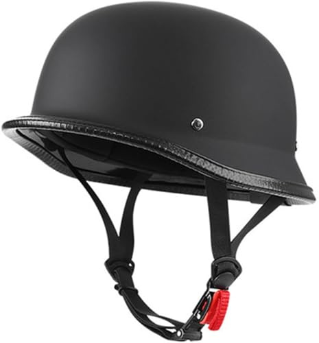 Halbschalenhelm Mopedhelm Mit ECE/DOT Zulassung Baseball Cap Vintage Motorradhelm Cruiser Chopper Scooter Helm Herren Jethelme Retro Motorrad Halbhelm Damen Mofa Helm Braincap 1,XXL(63-64CM)