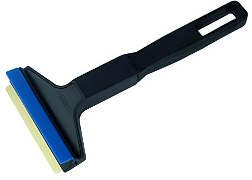 Raschietto Ghiaccio Auto - Facile, rapido & efficiente - Murska - Raschiaghiaccio Auto 21cm - Lama in Ottone - Spatola per Ghiaccio Auto - Premium HIPS - Originale di Finlandia - L&P A053 Nero Blu