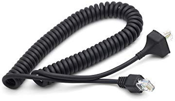 Kymate Câble de microphone RJ-45 8 broches vers 8 broches de rechange pour radio mobile Kenwood KMC-30 KMC-32 KMC-35 KMC-36 KMC65 KMC66 TK-7100 TK-760 TK-768 TK-780G M-261A TM-271A