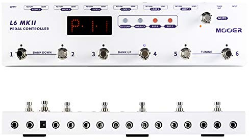 MOOER L6 MKII Guitar Multi Effects Pedalboard Pedal Controller Bass Pedal Switcher