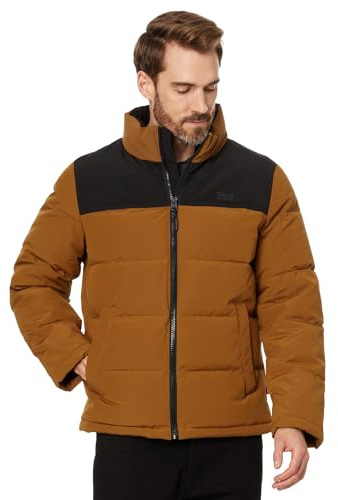 Levi's Men's Arctic Cloth Retro Bubble Puffer Jacket Down Alternative Coat