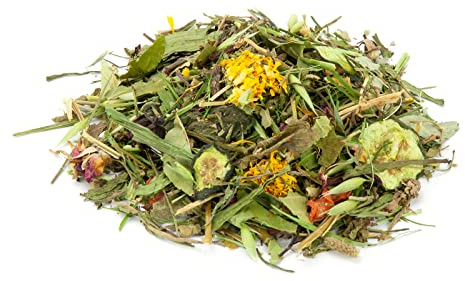 Mr. Crumble Dried Pet Food Degu-Struktur-Futter getreidefrei mit Blüten, Kräutern und Gemüse, ohne Obst, 1000g