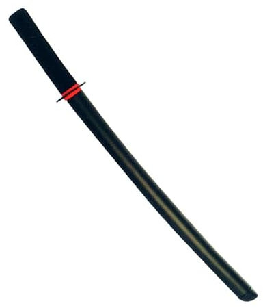 Schaumstoff Bokken Schwert schwarz mit Holzkern 100 cm Training Gummi Kampfsport Kendo Soft gepolstert Aikido