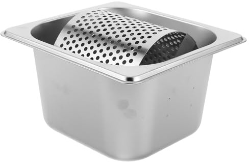 ULTECHNOVO Rouleau à Beurre en Acier Inoxydable 18L Support Distributeur de Beurre pour Hamburgers Pâtisseries Outil Professionnel pour Grillades Cuisine Maison