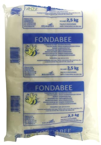 Fondabee 12.5kg Box (5 x 2.5kg) Fondant Bee Food Candy Sugar Beekeeping Like Ambrosia