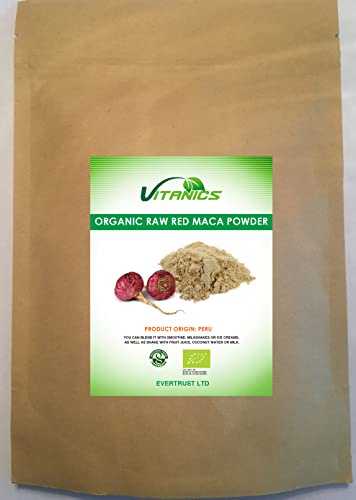Ekologiskt rött Maca-pulver (Red Maca Powder) (600g)