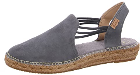 Toni Pons Wildleder-Espadrille für Damen - Nuria - Grau, 39 EU