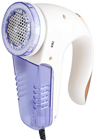 Quitapelusas Eléctrico, Contenedor de Pelusas Desmontable con Accesorios Cepillo Maquina Quitar Bolitas Ropa Quitapelos Antipelusas Fabric Shaver para Bolas Cualquier Tamaño [Enchufe UE 220 V]